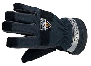 Black firefighter's glove