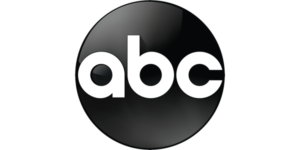 logo for American Broadcasting Company of a black circle with lowercase letters spelling "abc" in white