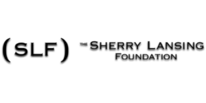 logo of stylized letters spelling "The Sherry Lansing Foundation" in black